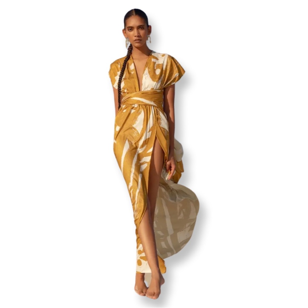 NWT Diarrablu Maily’s Suto Print Convertible Maxi Dress
